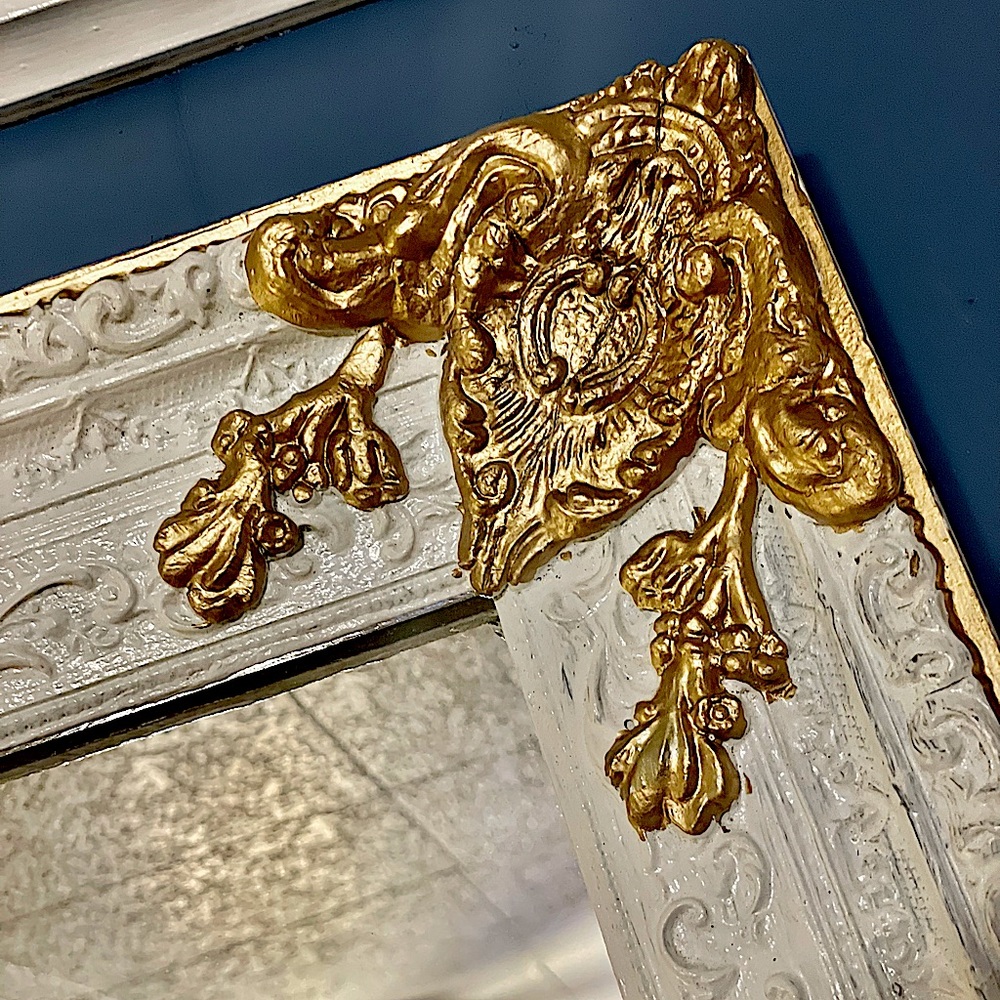Frame from 1910-1921 with mirror.